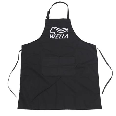 black hairdressing apron